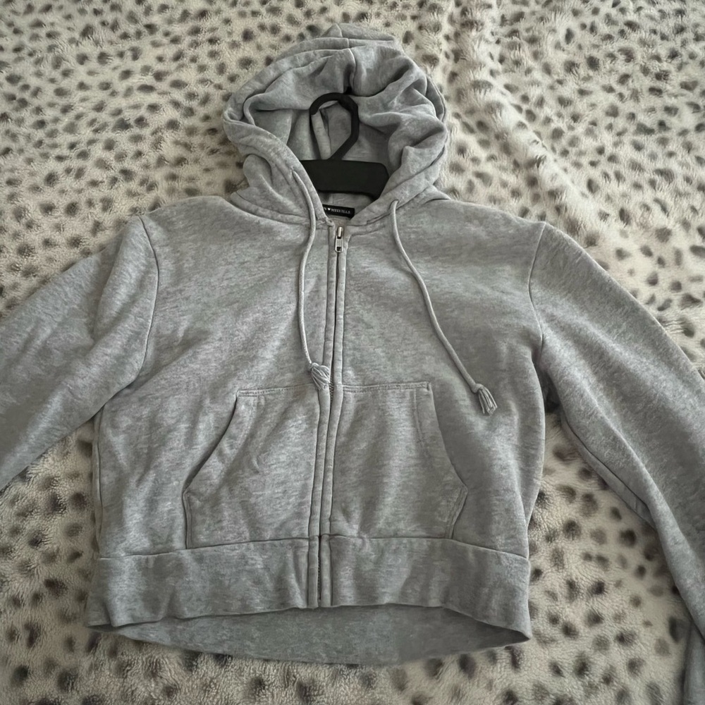 Grey Brandy cropped jacket